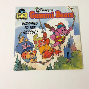 1985 Disneys Gummi Bears Gummies To The  Rescue Read Along Book Only No Record